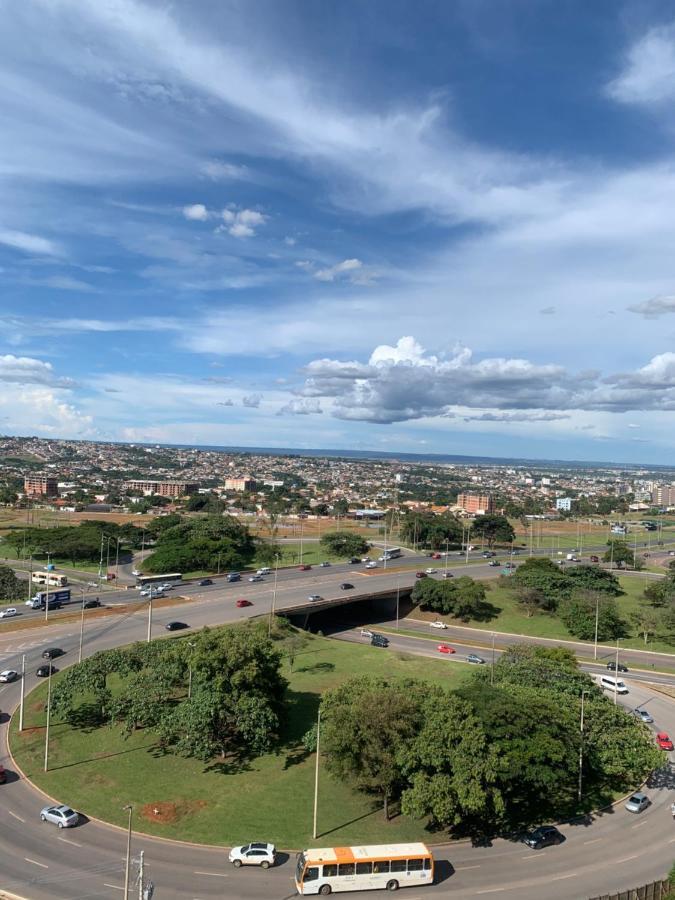 Flat em Hotel Padrão com valor Acessível Taguatinga Exterior foto